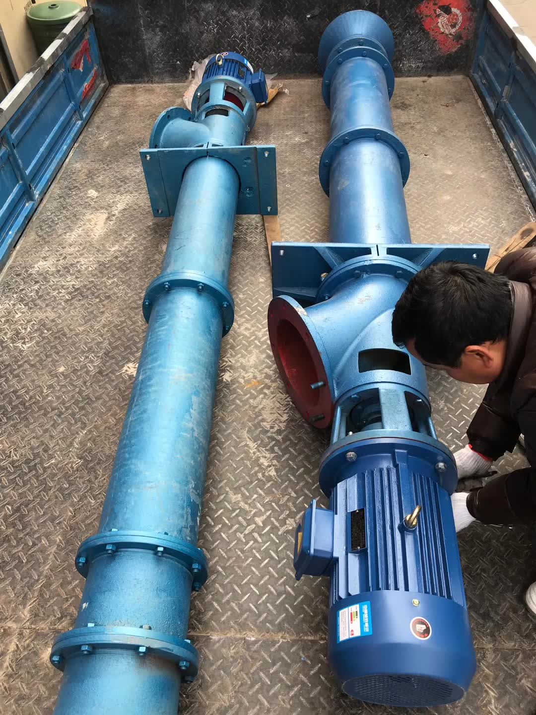 华矿重工一批轴流泵发往榆林