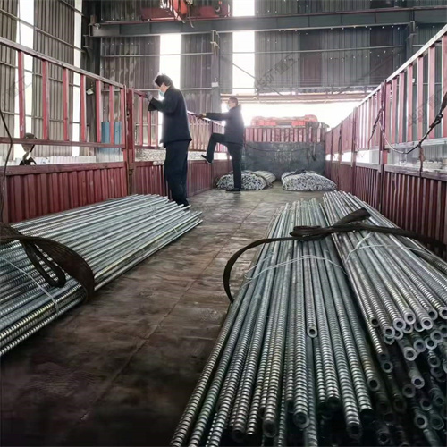 华矿重工一批中空注浆锚杆发往辽宁鞍山